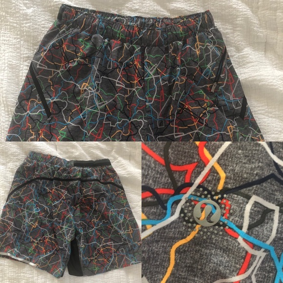 lululemon athletica Other - Lululemon pace breaker shorts sz M, limited print